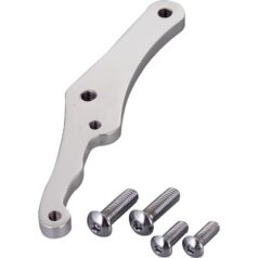 88-99 Sportster, 87-94 FX Model, 91-99 Dyna, 84-99 Softail, (except 88-99 FXSTS, 95-97 FXSTSB, 97-99 FLSTS), 85-99 Touring4 Piston Front Bracket, For 11,5" Rotor, Left and Right, Polished