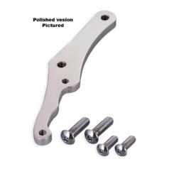 88-99 Sportster, 87-94 FX Model, 91-99 Dyna, 84-99 Softail, (except 88-99 FXSTS, 95-97 FXSTSB, 97-99 FLSTS), 85-99 Touring4 Piston Front Bracket, For 11,5" Rotor, Left and Right, Black