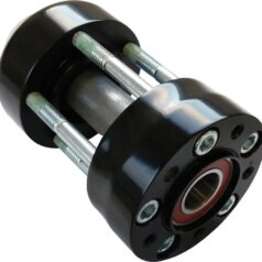 11 FXCWCSingle Rotor ABS Front Wheel Hub Black ABS Single Flange