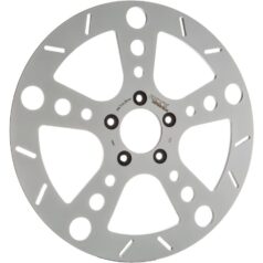 00-20 Sportster, 00-17 Dyna, 00-24 Softail, 00-24 Touring, 09-24 TrikeRodder Brake Rotor Stainless Steel Polished 13" Front