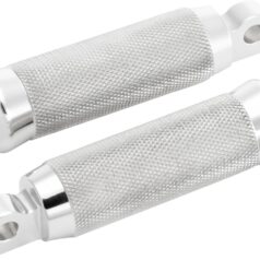 12-16 XL1200V, 10-20 XL1200X, 11-17 XL1200C, 13 XL1200C ANV, 13-17 XL1200CB, 18 XL1200X ANX, 19-20 XL1200XSKnurled Foot Pegs for Sportster 48 and 72 Models Aluminium Polished