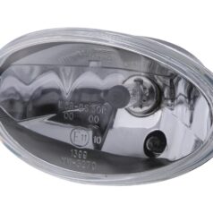 Oval Headlight Insert Chrome Clear H4