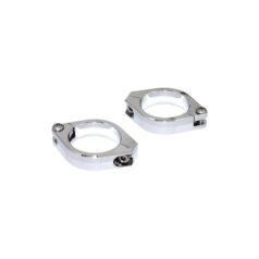 Turn Signal Bracket For 35 - 37 mm fork tubes Chrome