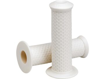 15-20 Street, 15-23 Indian Scout, 15-21 Indian Touring, 14-23 Indian Cruiser, 21-23 Indian Bagger, 19-24 Indian FTR, 20-21 LiveWireFish Scale Grips White 7/8" Throttle By Wire Throttle Cables
