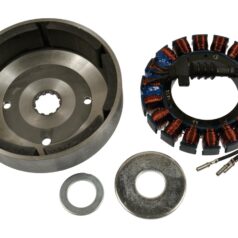 01-04 Softail, 04 DynaStator/Rotor Kit Including Spacer, 38 AMP Stator and Rotor Kit 38 AMP Unmolded