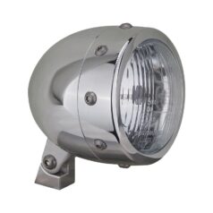 Retro 4 3/4" Headlight Aluminium Polished H4