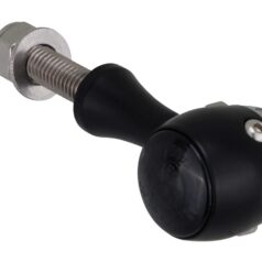 Retro LED Turn Signal/Taillight/Brake Light V2A Black stem Black Aluminium Satin Smoke