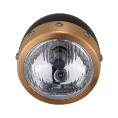 Retro 120mm Replacement Headlight Insert Chrome Clear H3