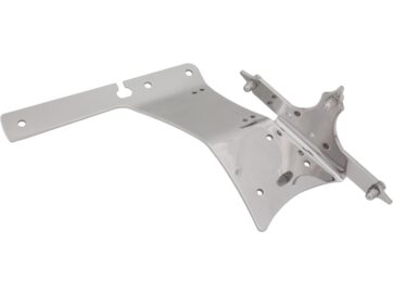 04-20 SportsterFender Strut Side Mount License Plate Bracket for Sportster Models Aluminium Polished