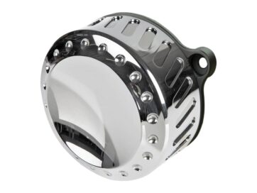 18-24 Softail, 17-24 Touring, (except 23-24 FLHXSE, 23-24 FLTRXSE, 24 FLHX, 24 FLTRX, 24 FLTRXSTSE)Powerfilter Drilled Air Cleaner Polished