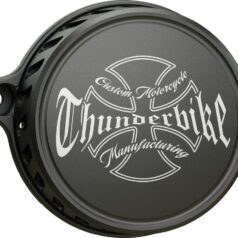 18-24 Softail, 17-24 Touring, (except 23-24 FLHXSE, 23-24 FLTRXSE, 24 FLHX, 24 FLTRX, 24 FLTRXSTSE)Powerfilter TB Logo Air Cleaner Bi-Color