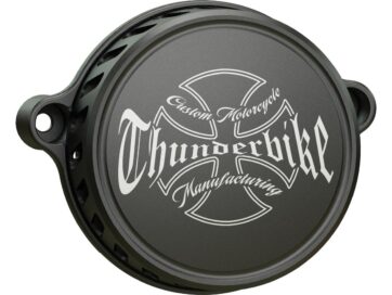 18-24 Softail, 17-24 Touring, (except 23-24 FLHXSE, 23-24 FLTRXSE, 24 FLHX, 24 FLTRX, 24 FLTRXSTSE)Powerfilter TB Logo Air Cleaner Bi-Color