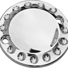 70-19 Sportster, 70-84 FL Shovel, 71-84 FX Shovel, 85-94 FX Model, 91-99 Dyna, 84-99 Softail, 86-99 TouringDrilled Point Cover 2-hole Aluminium Polished