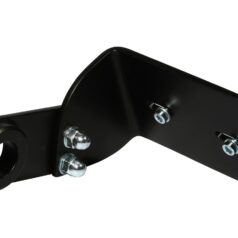 08-17 SoftailShort Side Mount License Plate Bracket Black Satin