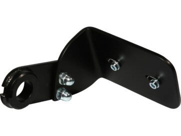 08-17 SoftailShort Side Mount License Plate Bracket Black Satin