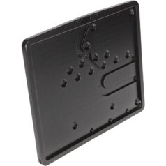 Inside License Plate Base Plate US Size 100x180mm Black Satin