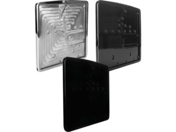 Inside License Plate Base Plate Japan Size 230x125mm Black