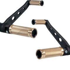 04-13 Sportster, (except 08-10 XR1200, 10-13 XR1200X)Forward Control Kit for Sportster Base Brass Black