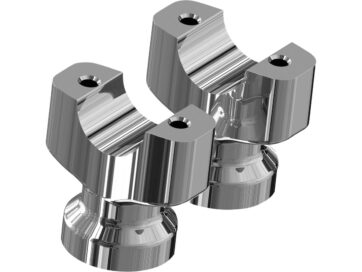 13-14 FXSBSE, 14-17 FXSB, 16-17 FXSETC Breakout Flat Riser for Breakout Models Straight Up, Height 63 mm Chrome 1 1/4"