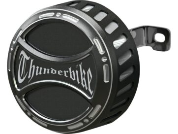 92-94 FX Model, 92-98 Dyna, 92-99 Softail, 92-98 TouringPowerfilter Torque Air Cleaner With Thunderbike logo Bi-Color