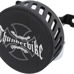 99-17 Dyna, except 16-17 FXDLS, 00-15 Softail, except 11 FLSTSE2, 12 FLSTSE3, 13-14 FXSBSE, 14-15 FLSTNSE, 99-07 TouringPowerfilter TB Logo Air Cleaner Bi-Color