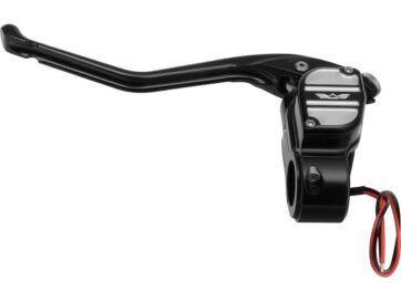 91-11 Dyna, 85-13 Touring, 84-10 Softail, 02-17 V-Rod, 81, 84-13 Sportster, 85-94 FX ModelRR90 Clutch Master Cylinder Kit With clutch/kickstand switch Black Contrast Metal