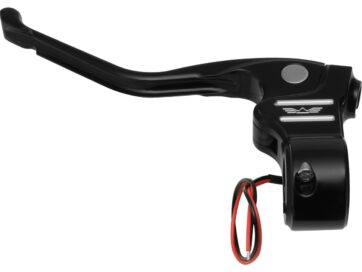 07-13 Sportster, 07-11 Dyna, 07-10 Softail, 07-13 Touring, 07-17 V-RodRR90 Clutch Perch Assembly Cable Clutch Lever Kit with Clutch Switch Black Contrast Metal