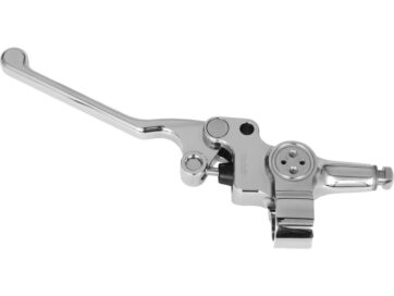 84-06 Sportster, 85-94 FX Model, 91-06 Dyna, 84-06 Softail, 86-06 TouringMini Clutch Master Cylinder Kit Aluminium Polished