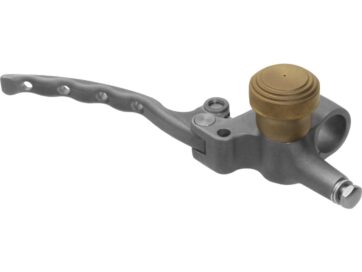 86-06 Sportster, 85-94 FX Model, 91-06 Dyna, 84-06 Softail, 86-06 Touring, 02-06 V-RodVendenge Brake Master Cylinder Single Disc with ABS, Dual Disc No ABS Aluminium Brass Raw