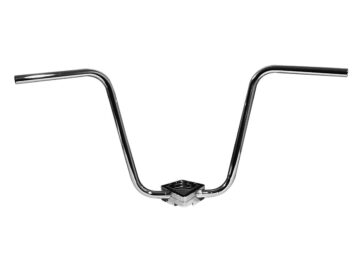 500 Ape Hanger Handlebar Non-Dimpled Chrome 7/8" Throttle Cables