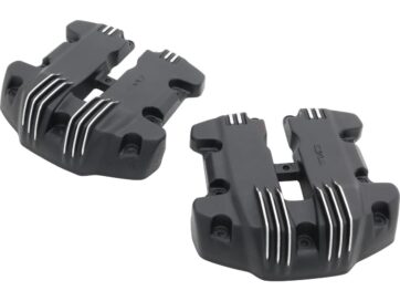 18-24 Softail, 17-24 Touring, 17-24 TrikeRibbed Rocker Box Cover Black Cut