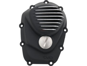 18-24 Softail, 17-24 Touring, (except 23-24 FLHXSE, 23-24 FLTRXSE, 24 FLHX, 24 FLTRX, 24 FLTRXSTSE), 17-24 TrikeRibbed Cam Cover Black Cut