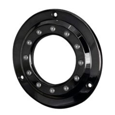 85-94 FX Model, 91-98 Dyna, 84-98 Softail, 85-98 TouringPorthole Derby Cover 3-hole Gloss Black