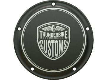 99-17 Dyna, 99-18 Softail, (except 18 FLSB), 99-15 Touring, (except 15 FLHTKL, 15 FLHTCUL), 09-15 TrikeNew Custom Clutch Cover 5-hole Black Anodized