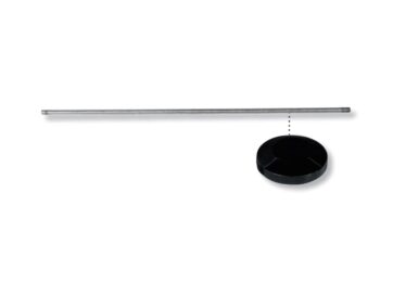 18-24 SoftailSwingarm Axle Cover Right Side Black