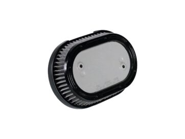 99-17 Dyna, (except 16-17 FXDLS), 00-15 Softail, (except 11 FLSTSE2, 12 FLSTSE3, 13-14 FXSBSE, 14-15 FLSTNSE), 99-07 TouringOval Airbox Air Cleaner Kit Flat Black