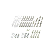 70-76 FL Shovel, 71-76 FX ShovelComplete Engine Screw Kit Screws for FL Shovel Primary Cover, Inspection Cover, Cam Cover, Piont Cover, Lifterbase Stainless Steel