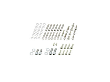 70-76 FL Shovel, 71-76 FX ShovelComplete Engine Screw Kit Screws for FL Shovel Primary Cover, Inspection Cover, Cam Cover, Piont Cover, Lifterbase Stainless Steel