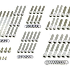89-98 Softail, 91-98 DynaComplete Engine Screw Kit Screws for Dyna, Softail Primary-, Cam-, Inspection-, Derby-, Timer-, Tranny Side Cover, Rockerboxes, Lifterbase Stainless Steel