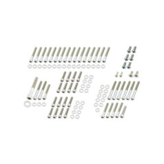 04-20 Sportster, (except 08-10 XR1200, 10-13 XR1200X)Complete Engine Screw Kit Screws for Sportster Primary-, Sprocket-, Cam-, Derby-, Timer-, Inspection Cover, Lifterbase, Rockerboxes Stainless Steel