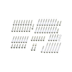 15-24 Indian ScoutComplete Engine Screw Kit Screws for Indian Scout Primary-, Clutch-, Sprocket-, Thermostat-, Ignition Cover, Engine Cover leftside, Cover Stator Badge Stainless Steel