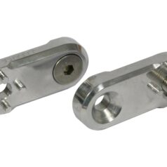 Flex Peg Adapters Aluminium Polished 33 mm