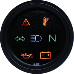 48 mm Kontrollleuchteneinheit Black Face