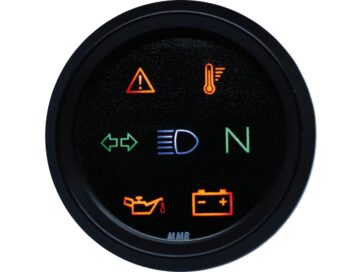 48 mm Kontrollleuchteneinheit Black Face