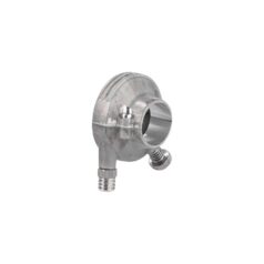 Deluxe External Throttle Housing With Stainless Steel Throttle Clamp Screw and Cable Register Aluminium Raw 1" Single Cable