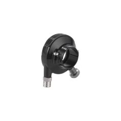 Deluxe External Throttle Housing With Stainless Steel Throttle Clamp Screw and Cable Register Black 1" Single Cable