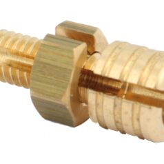 Throttle Housing Cable Register Brass Polished