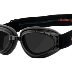 Hurricane 3 Googles Flat Black Dark Smoke