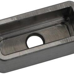 Cube Turn Signal Weld-In Bracket Width Inner/Outer(mm): 10/16, Depth Inner/Outer(mm): 12/16, Length Inner/Outer(mm): 27/32 Raw