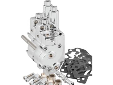 92-94 FX Model, 92-98 Dyna, 92-99 Softail, 92-98 Touring92-99 Big Twin Oil Pump for Big Twins Polished